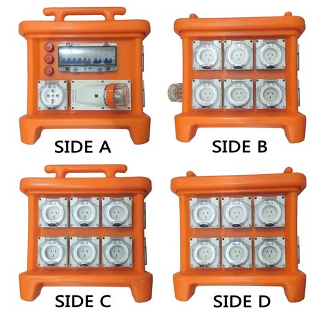 rubber distribution box|portable power distribution box.